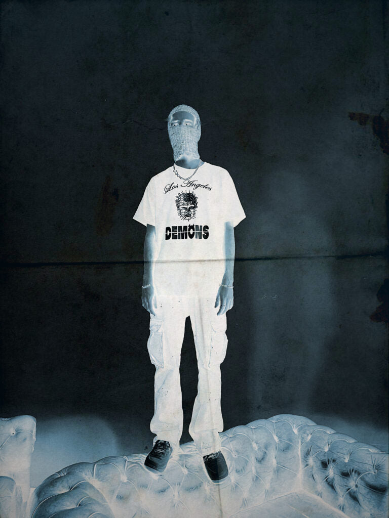 LA DEMONS TEE WHITE